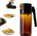 Olive Oil Spray Bottle Dispenser, 2-in-1 Glass Material Kitchen Cooking Oil by Keaixinyu