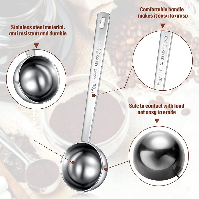 Geiserailie 4 Pcs 2 Tablespoon Scoops - Image 2