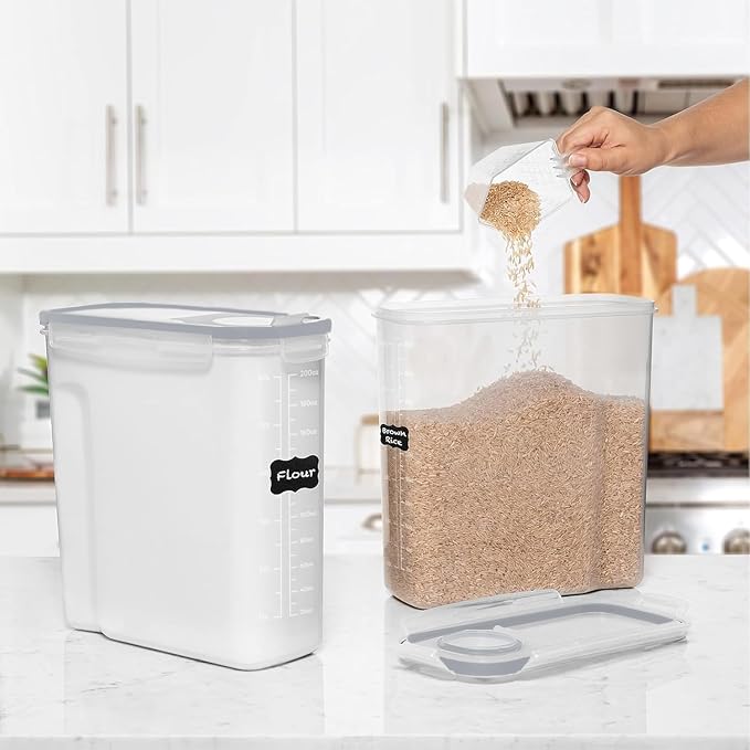 Shazo 2 Pack EXTRA Large Airtight Food Storage Cereal Containers - Image 7