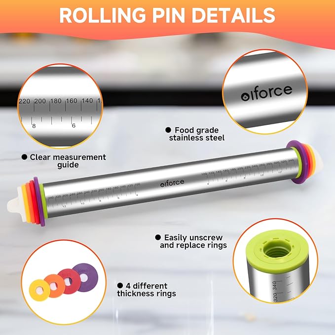 Stainless Steel Rolling Pin - Image 6