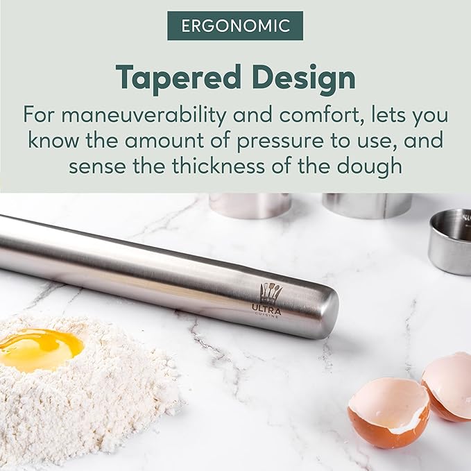 Ultra Cuisine French Rolling Pin - Image 6