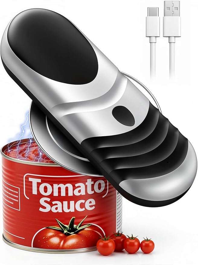 Electric Can Opener One Touch Automatic Can Opener by Aiorber