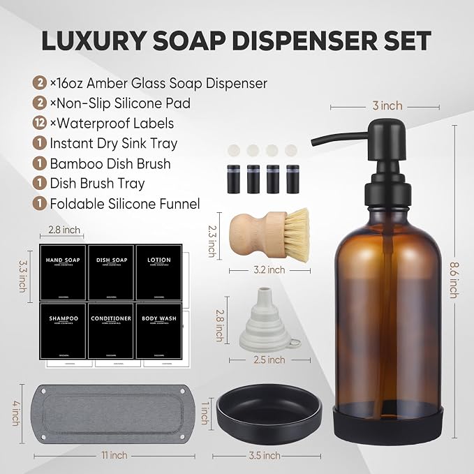 Kitchen Soap Dispenser Set - Image 2
