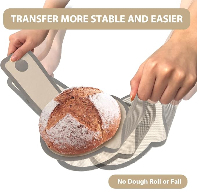 Silicone Bread Sling Oval and Round, Sourdough Tools & Dutch Oven Accessories - Image 4