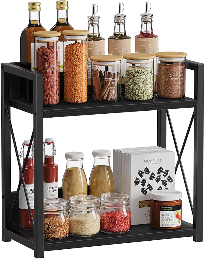 Giikin Kitchen Countertop Organizer, 2 Tier Coffee Bar Organizer, Kitchen by Giikin