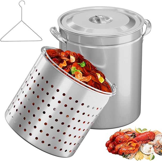 Bonnlo 62QT Stainless Steel Stock Pot by Bonnlo