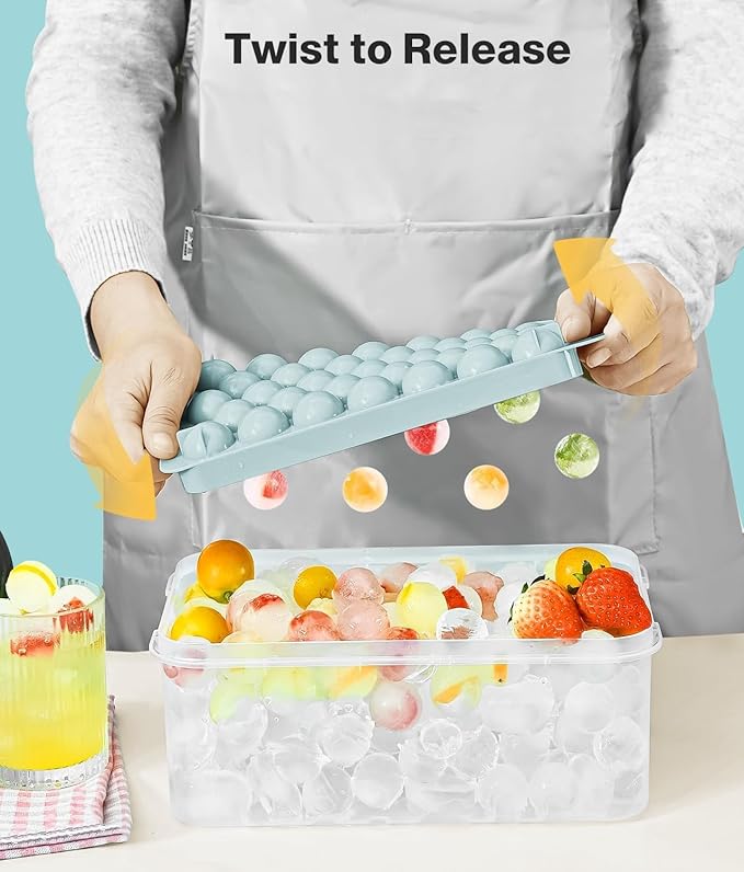 Round Ice Cube Trays for Freezer - Image 6