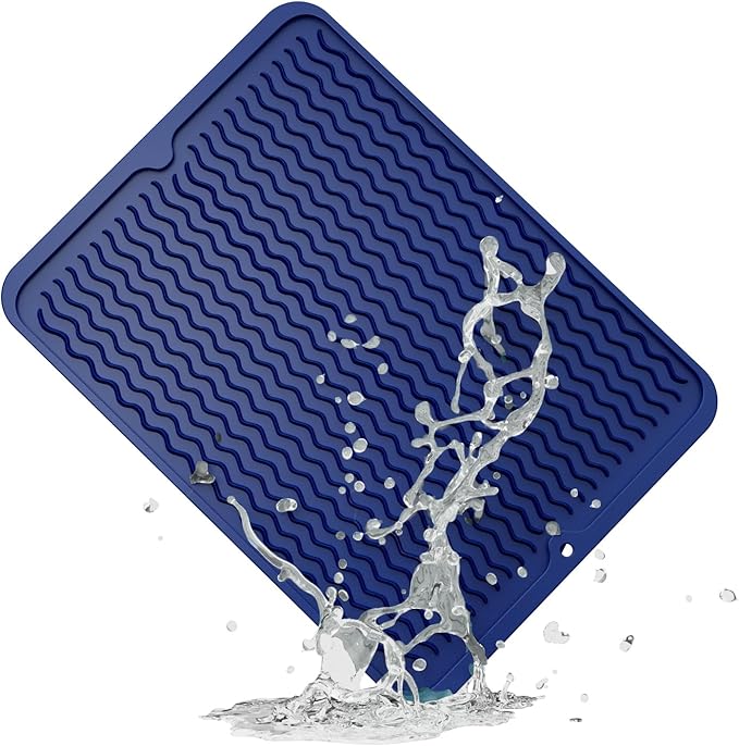 ZLR Silicone Dish Drying Mat & Heat Resistant Trivet by ZLR