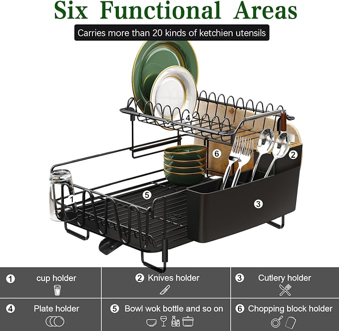 Runnatal 2-Tier Dish Drying Rack - Image 4
