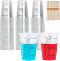 200 PACK Plastic Measuring Cups, 8 oz Disposable Mixing Cups by Lilymicky