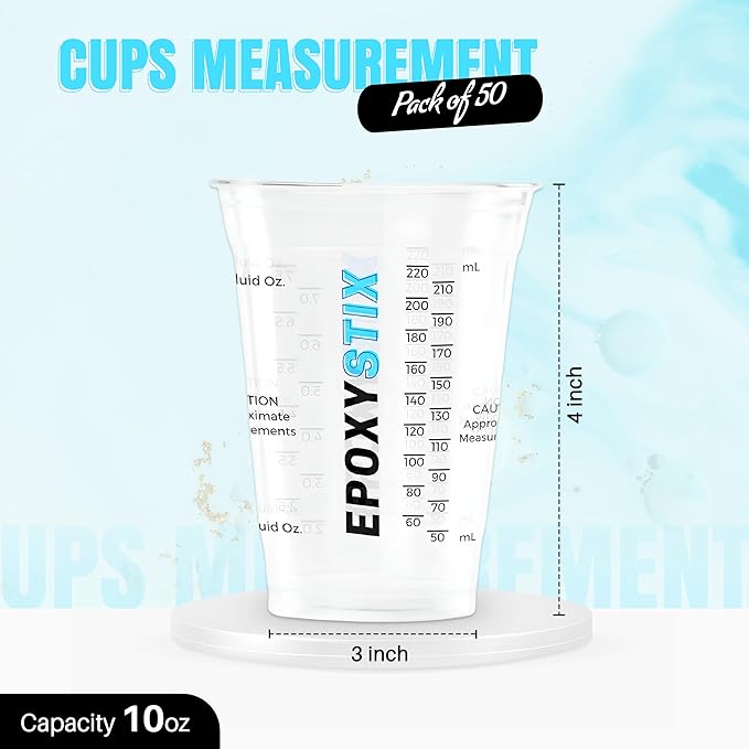 10oz Disposable Graduated Measuring Cups - Image 3