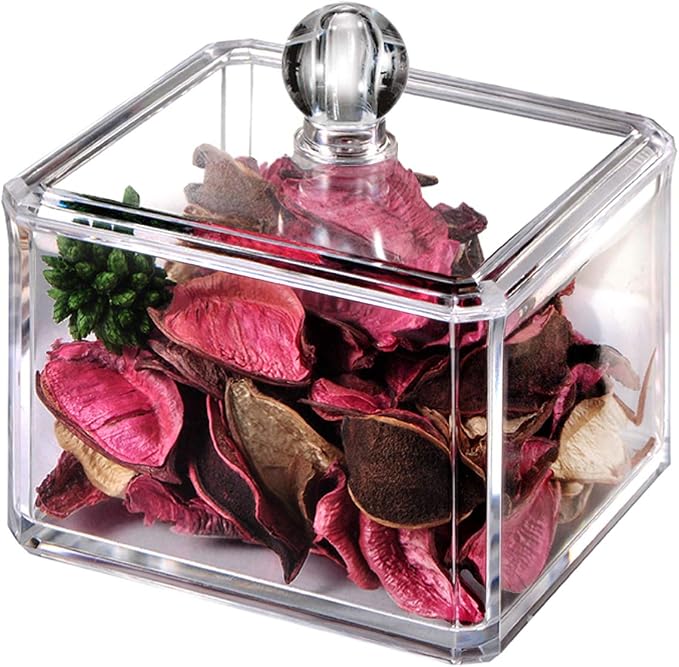 SheeChung Modern Square Acrylic Qtip Holder - Image 3