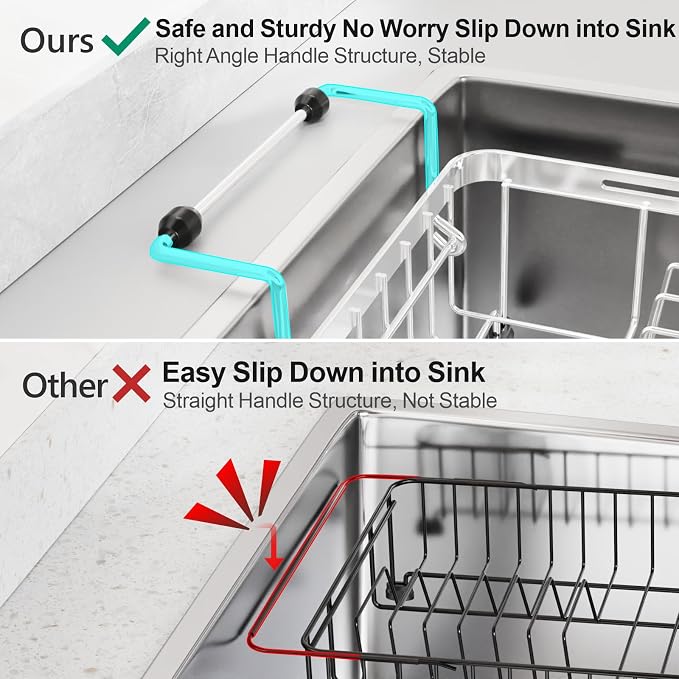 GSlife Small Sink Dish Drying Rack - Image 6