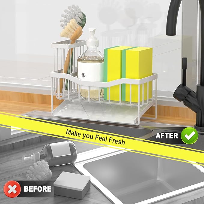 Fssvcd Maifan Sink Caddy Sponge Holder - Image 6