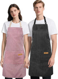 2 Pack Kitchen Cooking Aprons, Soft Aprons by Cardkiss