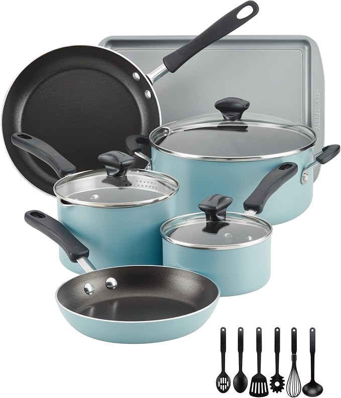 Farberware Cookstart DiamondMax Nonstick Cookware/Pots and Pans Set, Dishwasher - Image 2