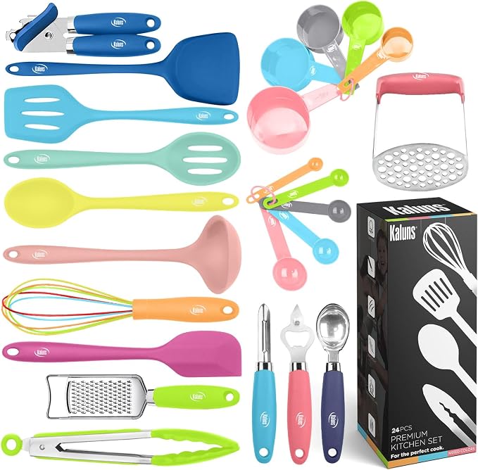 Kaluns 24 Pcs Silicone Cooking Utensils Set by Kaluns%C2%AE