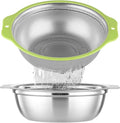 Colander Stainless Steel Microporous, 2QT Rice Strainer by Unknown