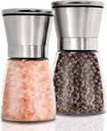 Gulex® Salt and Pepper Grinder Set Pepper Mill, Sea Salt Shaker Refillable by Gulex