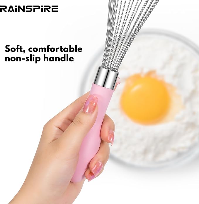 Rainspire 12-Inch Wire Whisk Stainless Steel, Balloon Whisks - Image 4