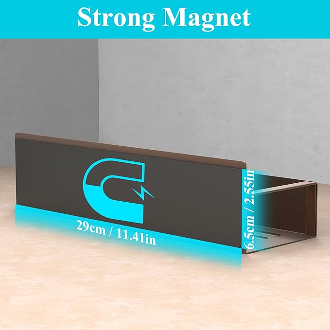 HuggieGems 4 Pack Magnetic Spice Storage Rack Organizer - Image 3