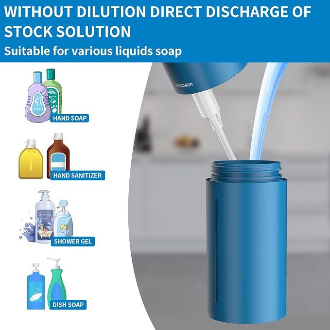 Automatic Soap Dispenser Touchless, Hands-Free, Long Battery Life, Compatible - Image 4
