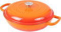 Shallow Cast Iron Casserole by Nuovva