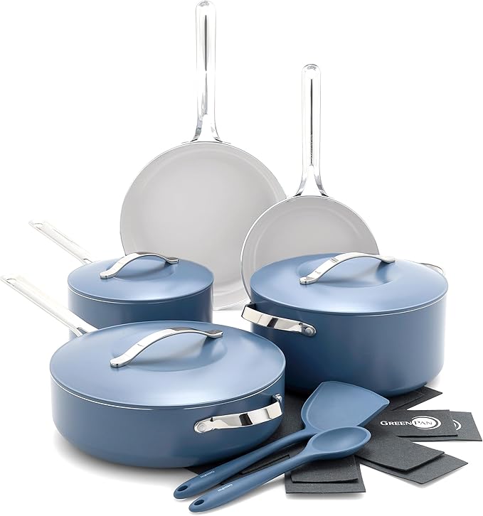 GreenPan Nova 10-Piece Cookware Pots & Pans Set, Oprah’s Favorite Things 2024 by GreenPan