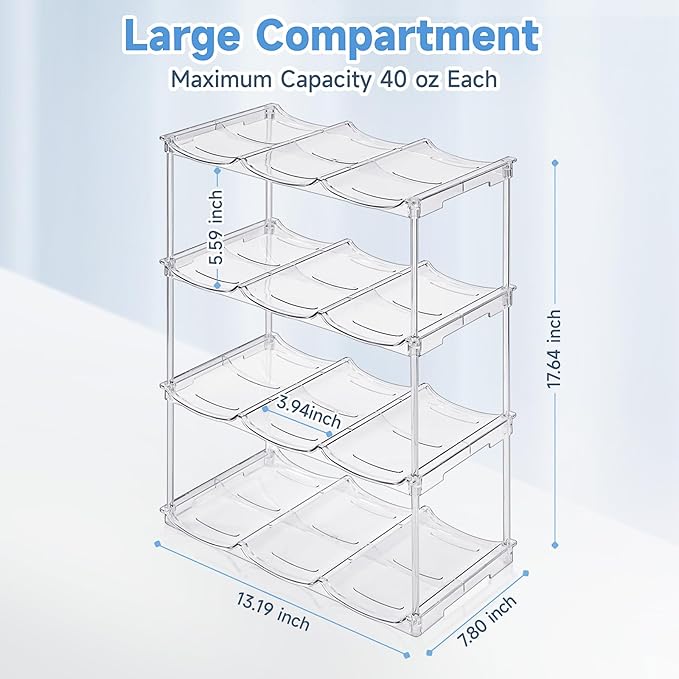 Stackable Water Bottle Organizer - Image 5
