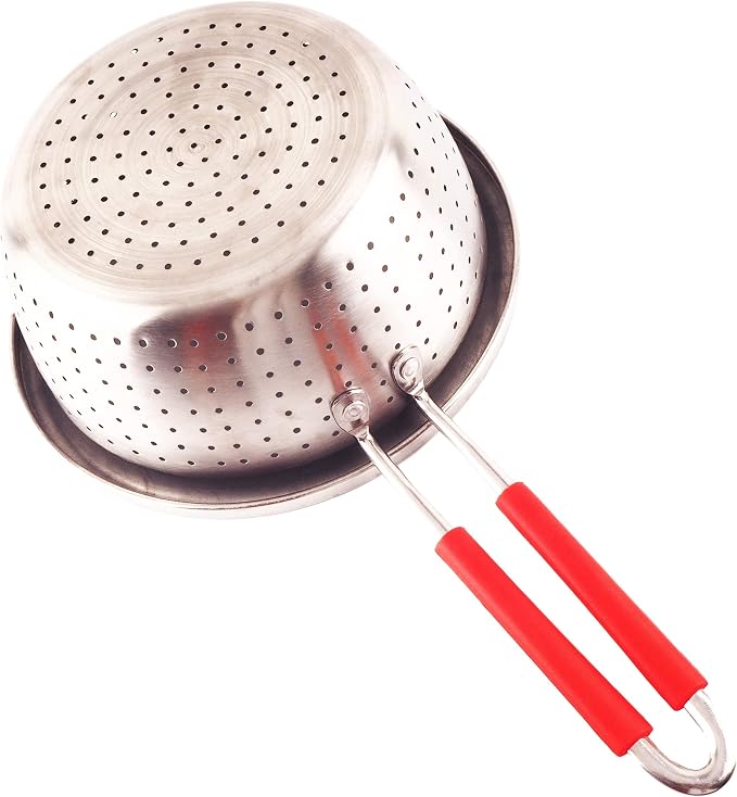 Stainless Steel Perforated Metal Colander Strainer - Image 5