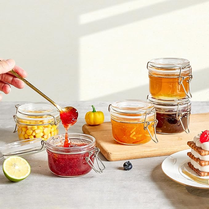 ComSaf 4oz Glass Spice Jars - Image 5