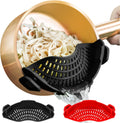 AUOON Clip On Strainer for Pots, 2Pack, Standard 8.86 x 3.55 in