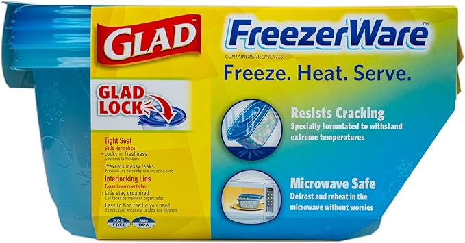 Glad GladWare FreezerWare Food Storage Containers - Image 6