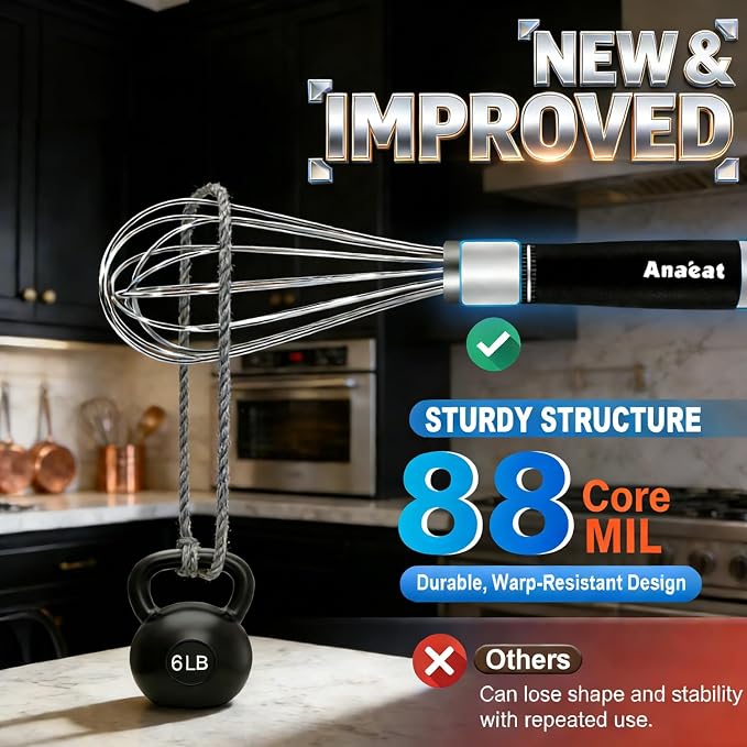3 Packs Stainless Steel Whisk Set - Image 5