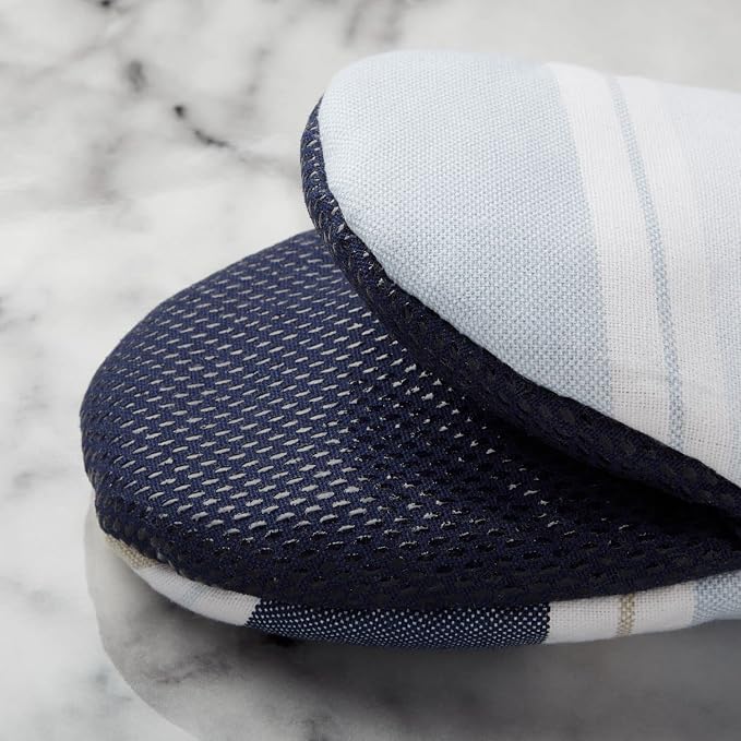Martha Stewart Thin Stripe Mini Oven Mitt 2-Pack Set - Image 3