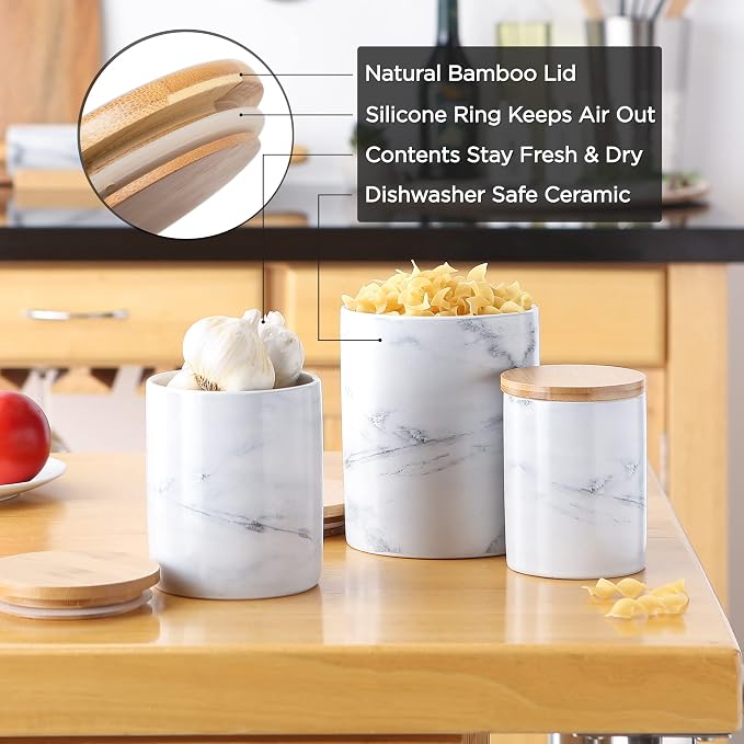 DII Kitchen Accessories Retro Collection, Canister Set, 3 Piece - Image 9