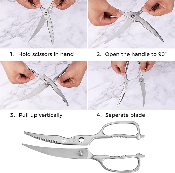 Sunnecko Heavy Duty Kitchen Scissors - Image 6