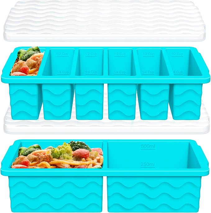 2-Pack Silicone Freezer Trays by Doasuwish