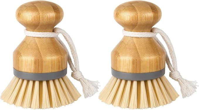 MR.SIGA Bamboo Palm Brush, Scrub Brush by MRSIGA