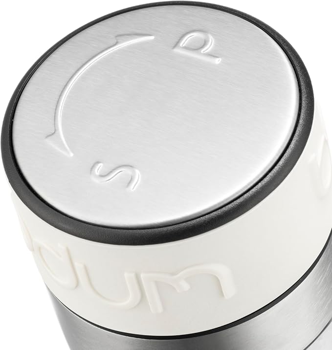 Bodum Twin Dual Salt and Pepper Grinder, Stainless Steel w/Silicone Sleeve - Image 3