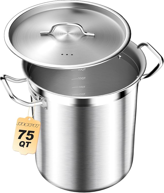 STOCKPOT 75 Quart Commercial Stock Pot by STOCKPOT