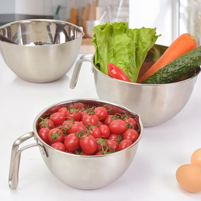 Marsheepy Stainless Steel Mixing Bowls - Image 4
