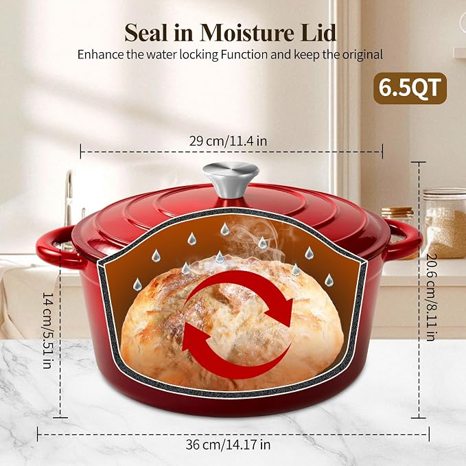 Enameled Cast Iron Dutch Oven - Image 3