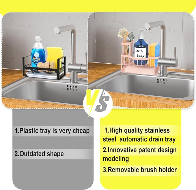 Fssvcd Maifan Sink Caddy Sponge Holder - Image 4