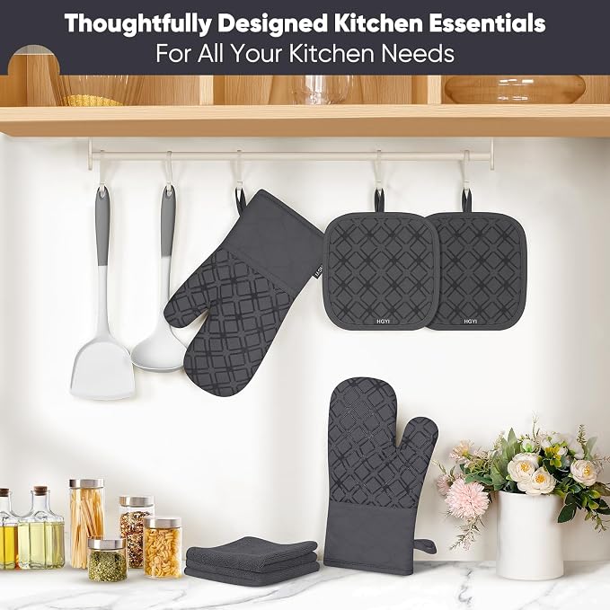 Oven Mitts and Pot Holders Set - Image 7
