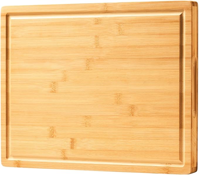 Allsum Large Bamboo Wood Cutting Boards by ALLSUM