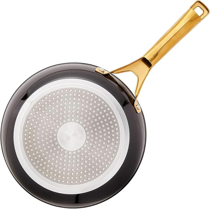 MsMk Nonstick Frying Pan 8 Inch Black, Designed Enamel Exterior Coating - Image 6