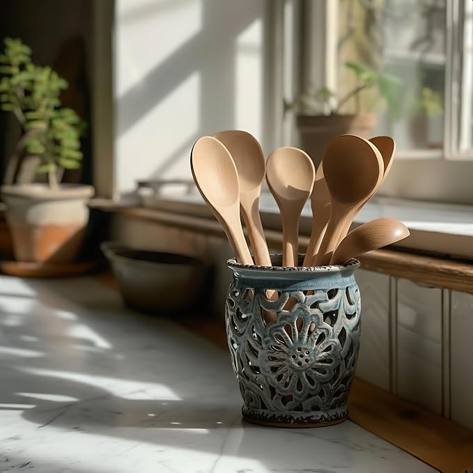 Farmhouse Kitchen Utensil Holder - Image 9