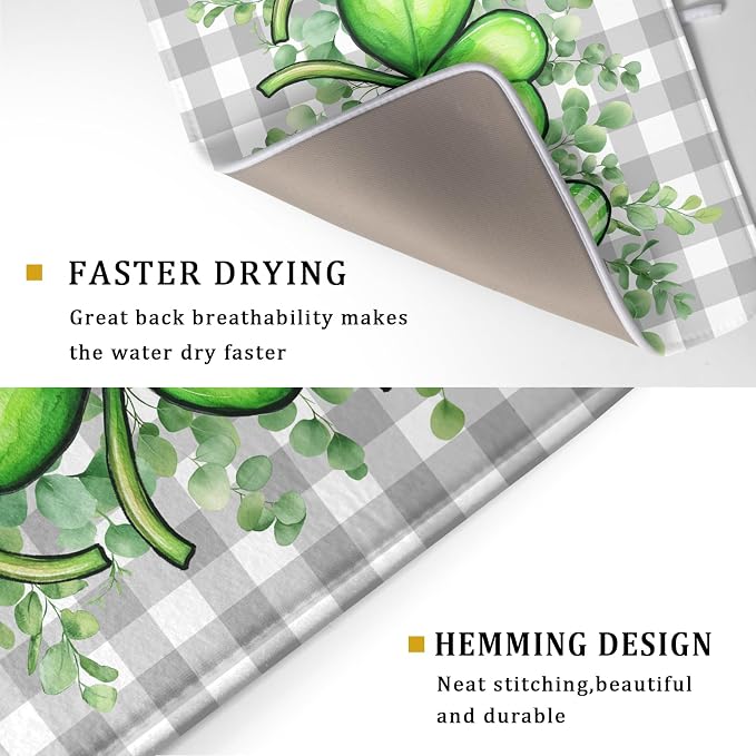 St Patricks Day Dish Drying Mat - Image 3