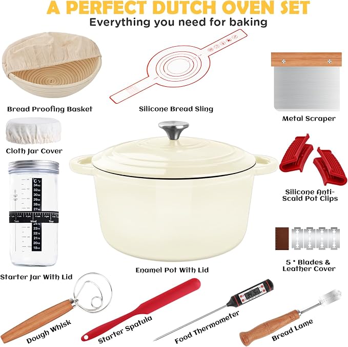 Enameled Cast Iron Dutch Oven Pot - Image 2